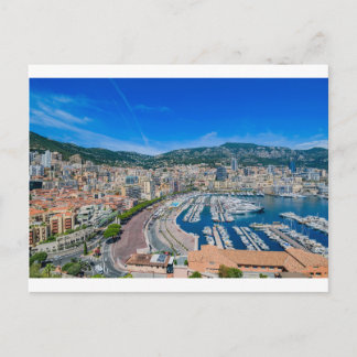 Monaco Skyline Vykort