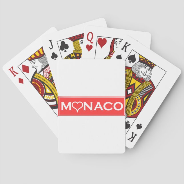 monaco spelkort (Baksidan)