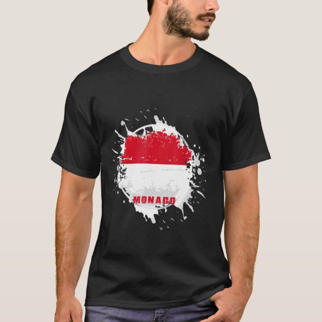 Monaco Stänk T Shirt (Framsida)