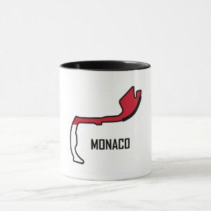 Monaco tävla går runt mugg