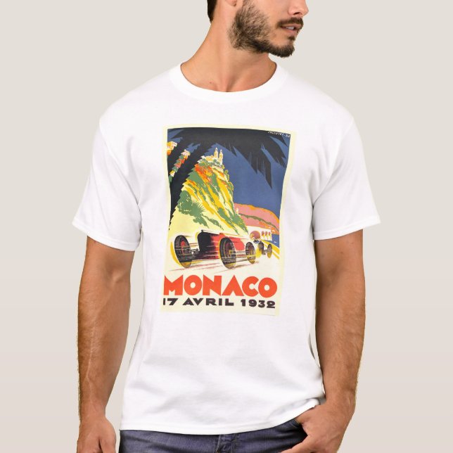 Monaco-Tävlan T Shirt (Framsida)