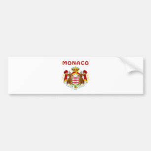 MONACO vapensköld Bildekal