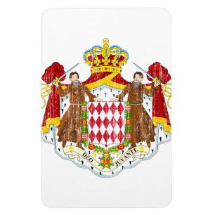 Monaco vapensköld magnet