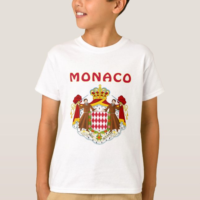 MONACO vapensköld T-shirt (Framsida)