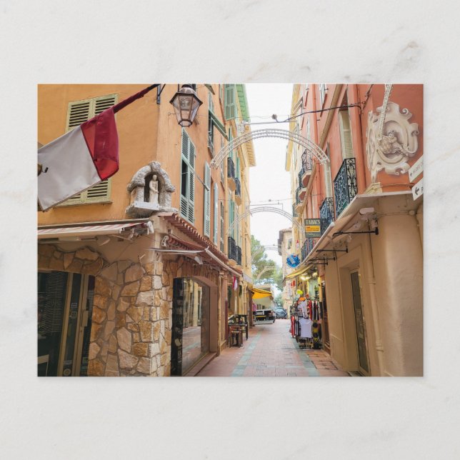 Monaco Ville Vykort (Framsida)