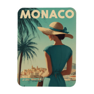 Monaco vintage mode magnet