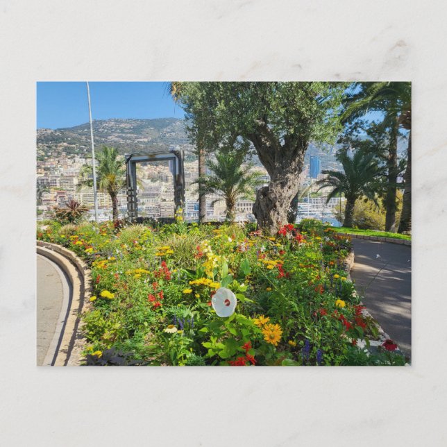 Monaco  vykort (Framsida)