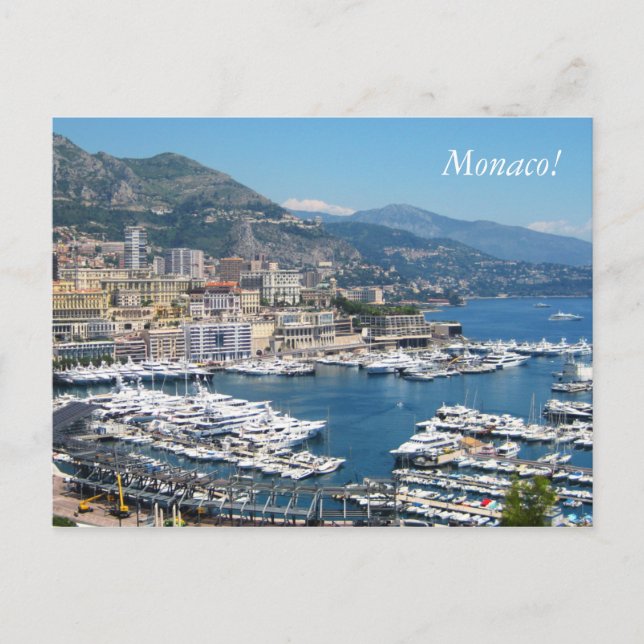 Monaco-vykort Vykort (Framsida)