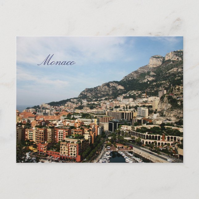 Monaco-vykort Vykort (Framsida)