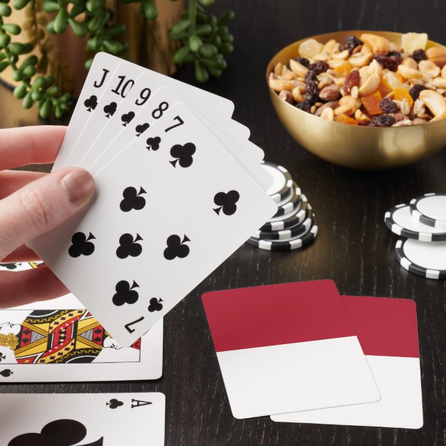 Monacos flagga casinokort (På plats)