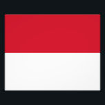 Monacos flagga fototryck<br><div class="desc">Monacos patriotiska flagga.</div>