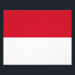 Monacos flagga fototryck<br><div class="desc">Monacos patriotiska flagga.</div>