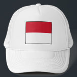 Monacos flagga keps<br><div class="desc">Monacos patriotiska flagga.</div>