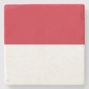 Monacos flagga stenunderlägg