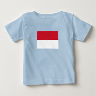 Monacos flagga t shirt