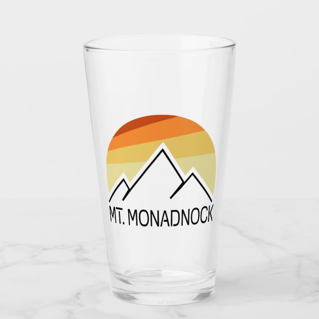 Monadnock New Hampshire Retro Glaskopp (Framsida)