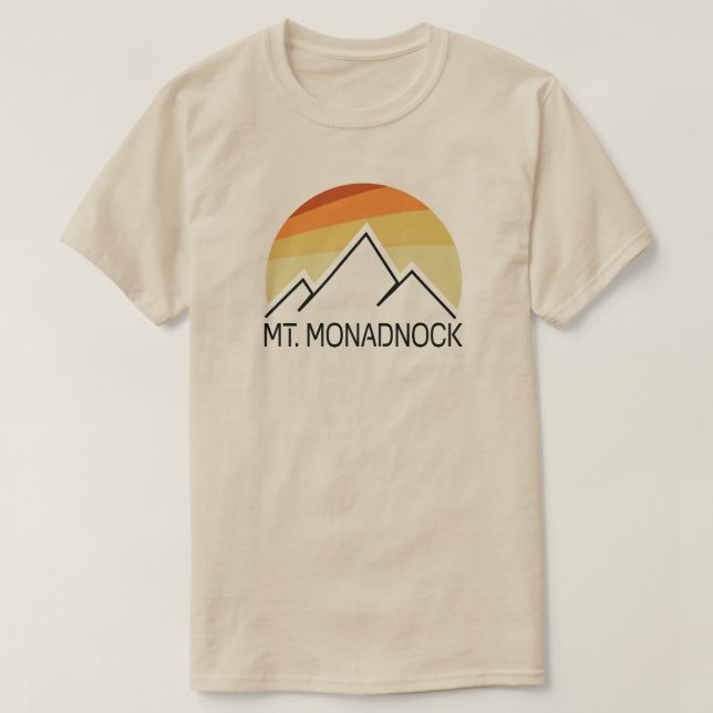 Monadnock New Hampshire Retro T Shirt (Design framsida)