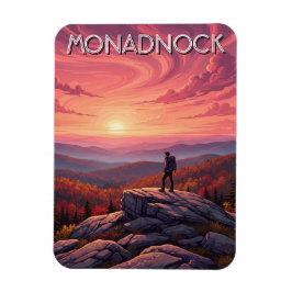 Monadnock New Hampshire Travel Magnet