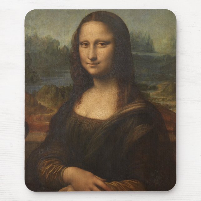 Monaen Lisa av Leonardo Da Vinci Musmatta (Framsidan)