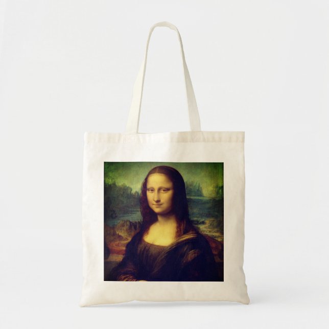 Monaen Lisa av Leonardo Da Vinci Tygkasse (Framsidan)
