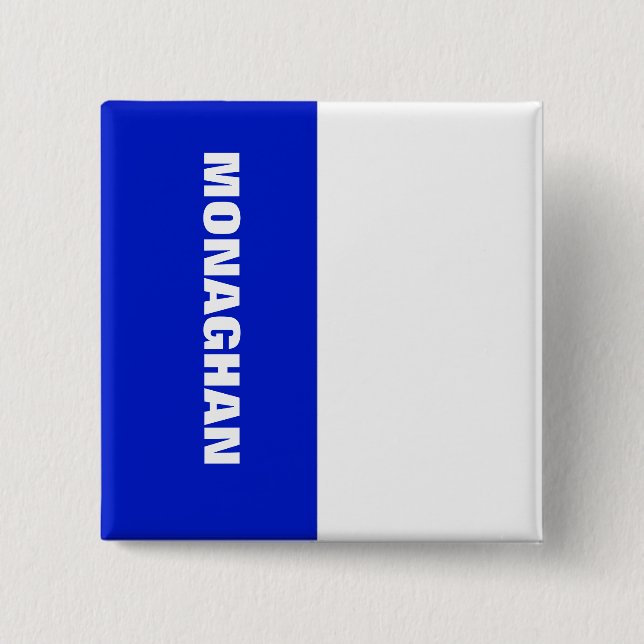 Monaghan Flagga Märke Knapp (Framsida)