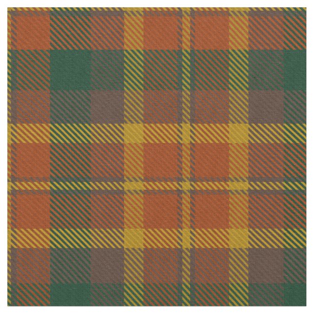 Monaghan Irish Tartan Tyg (Närbild)