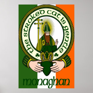 Monaghan Klan Motto Poster utskrift