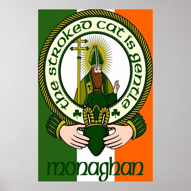 Monaghan Klan Motto Poster utskrift (Framsidan)