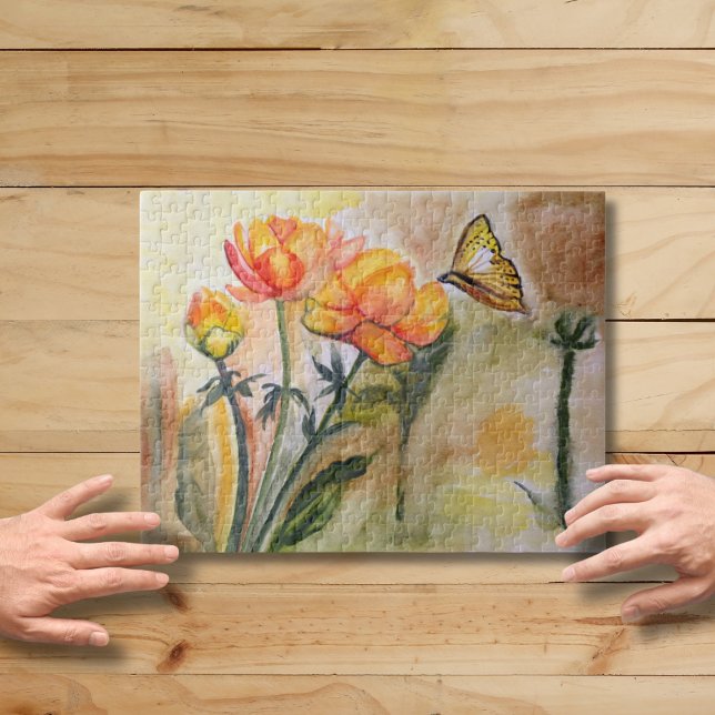 Monarch Beauty: Watercolor Butterfly Pussel (Skapare uppladdad)