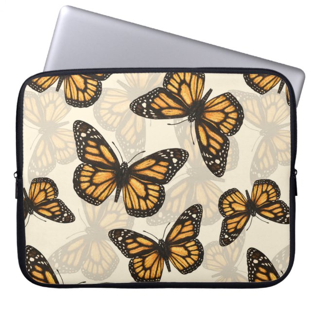 Monarch Butterfles Laptop Fodral (Framsidan)