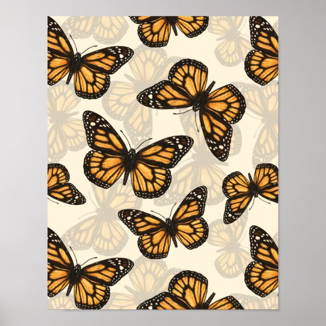 Monarch Butterfles Poster (Framsidan)
