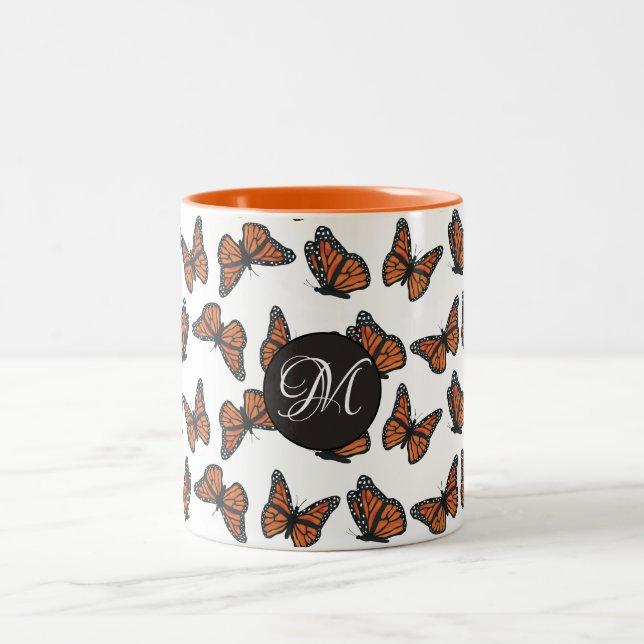 Monarch Butterflies 11 oz Two-Tone Mugg (Center)