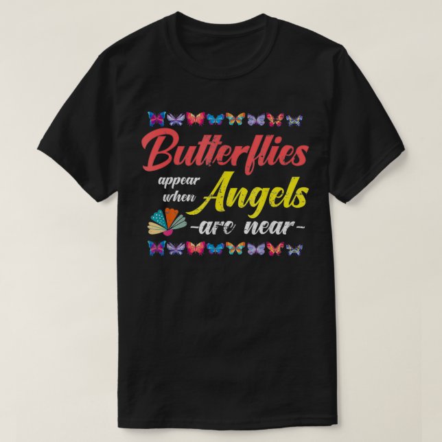Monarch Butterflies Älskare Gift Butterfly T Shirt (Design framsida)