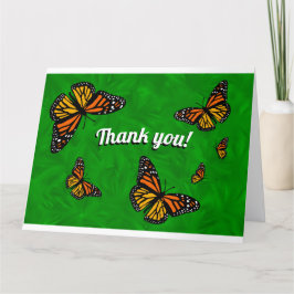 Monarch Butterflies BIG - tackkort Kort