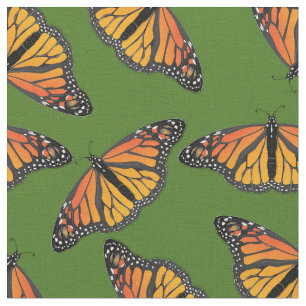 Monarch Butterflies Butterfly Fabric Tyg