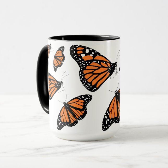 Monarch Butterflies Mugg (Framsida vänster)