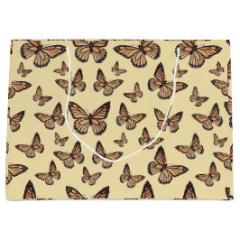 Monarch Butterflies på Gult