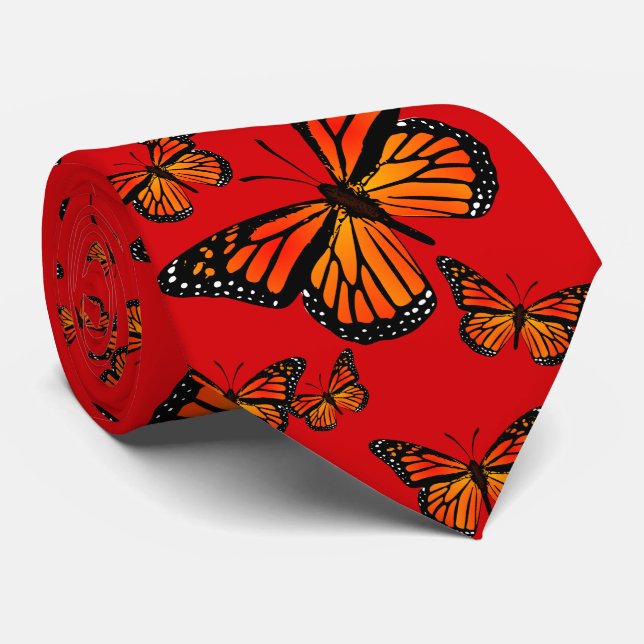 Monarch Butterflies på Red Slips (Rullad)