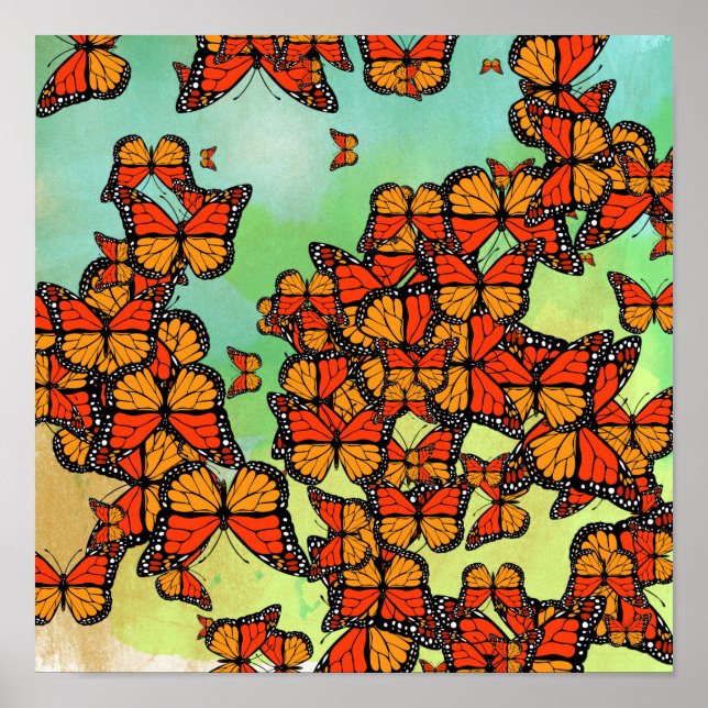 Monarch Butterflies Poster (Framsidan)