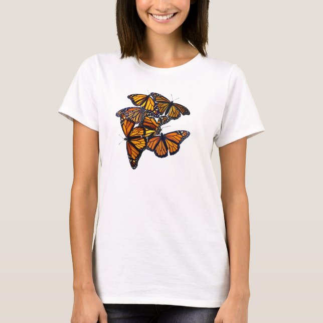 Monarch butterflies T-Shirt (Framsida)