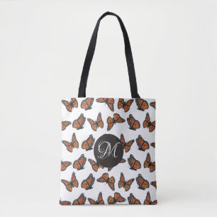 Monarch Butterflies Tote Bag Tygkasse