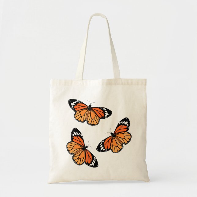 Monarch Butterflies Tote bags Tygkasse (Framsidan)