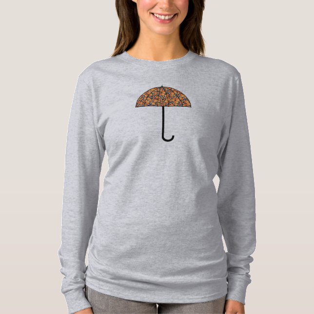 Monarch Butterflies Umbrella Tshirt T Shirt (Framsida)