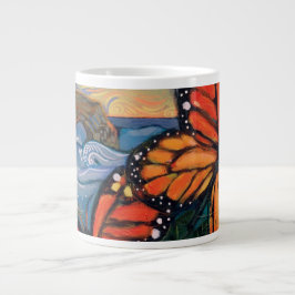 Monarch Butterflies vid naturbryggarna Jumbo Mugg