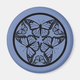 Monarch Butterflies - Wildlife Circle Series Magnet