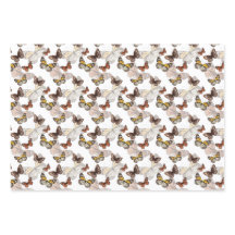 Monarch Butterflies Wrapping Papper