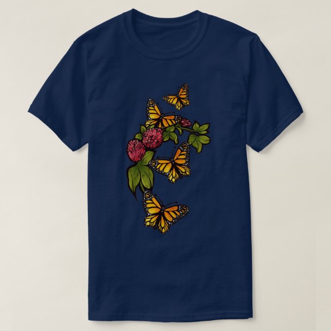 Monarch Butterfly2 T Shirt (Design framsida)
