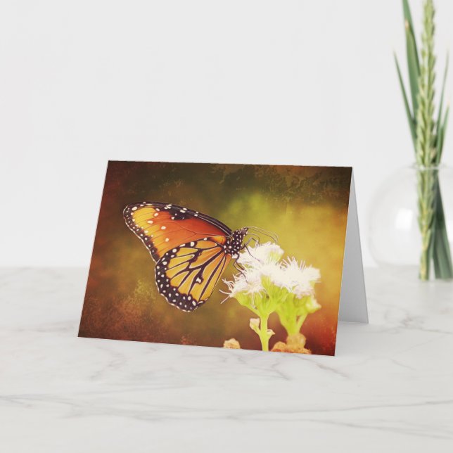 Monarch Butterfly 1-skriptkort Psalm 73:28 Kort (Framsida)