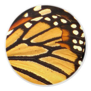 Monarch Butterfly Abstrakt Ceramic Knob Knopp