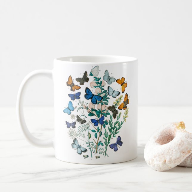 Monarch Butterfly - Aesthetic Butterflies Kaffemugg (Med munk)